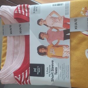 Xsmall 3 pack short sleeve tees